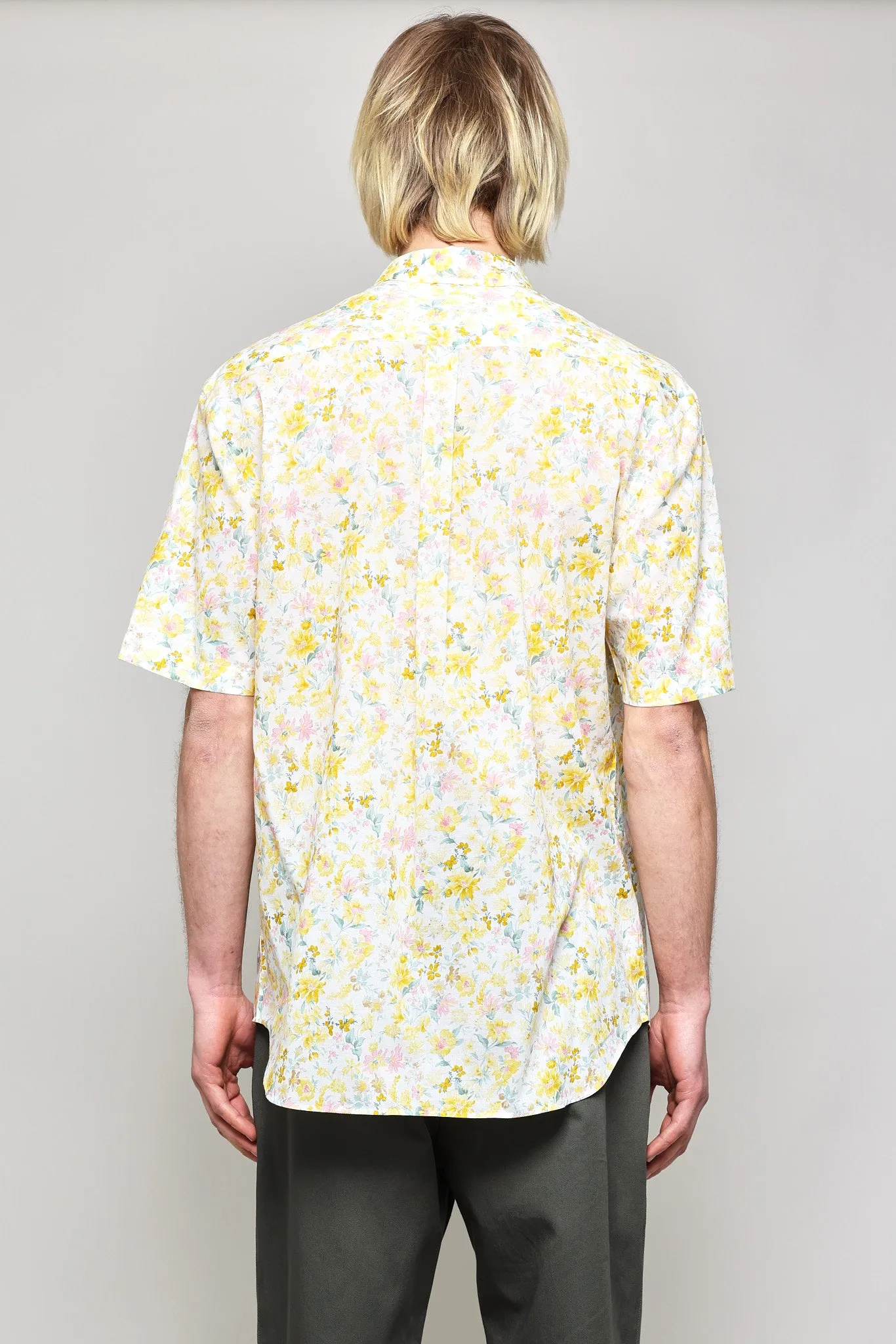 NS1191-70 Japanese Big Floral Print in Yellow