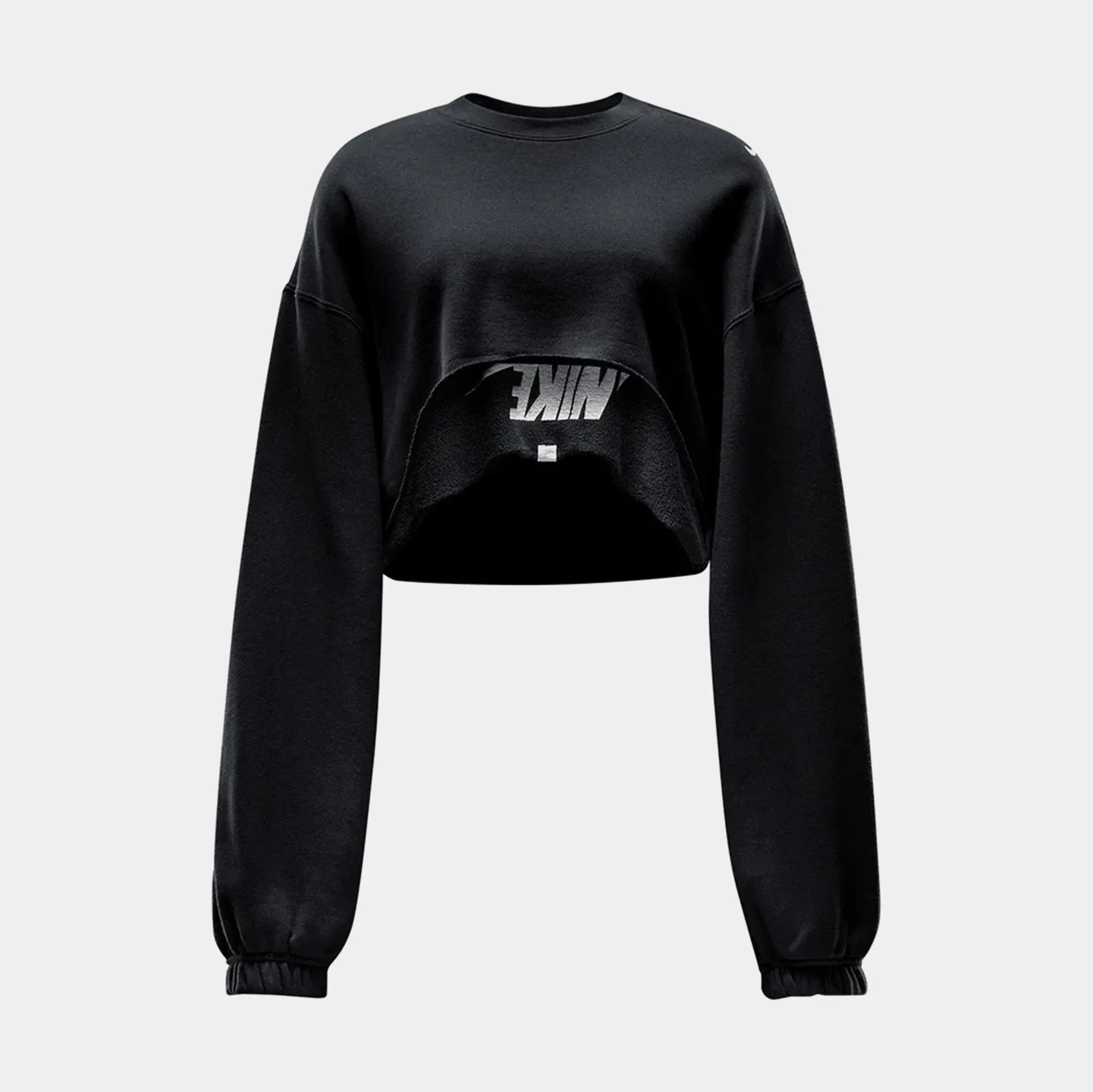 NSW Oversized Terry Shrug Womens Sweater (Black/White)