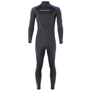 Open Box Henderson Man Thermoprene Jumpsuit (Back Zip) 5mm Scuba Wetsuit - Black / Blue - Large