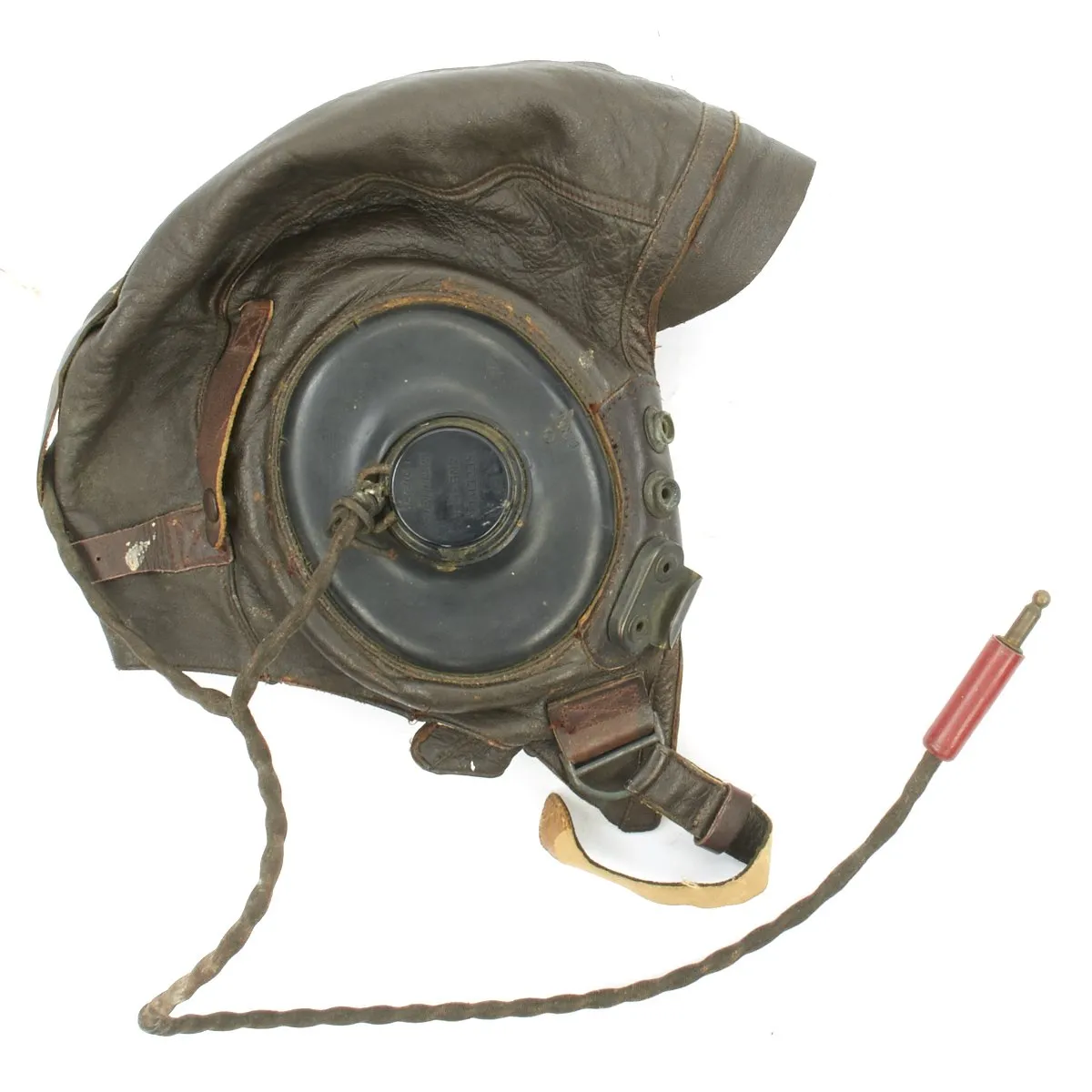 Original U.S. WWII Army Air Force Aviator Flight Helmet Set - AN6530 Green Goggles, A-14 Mask, A-11 Helmet