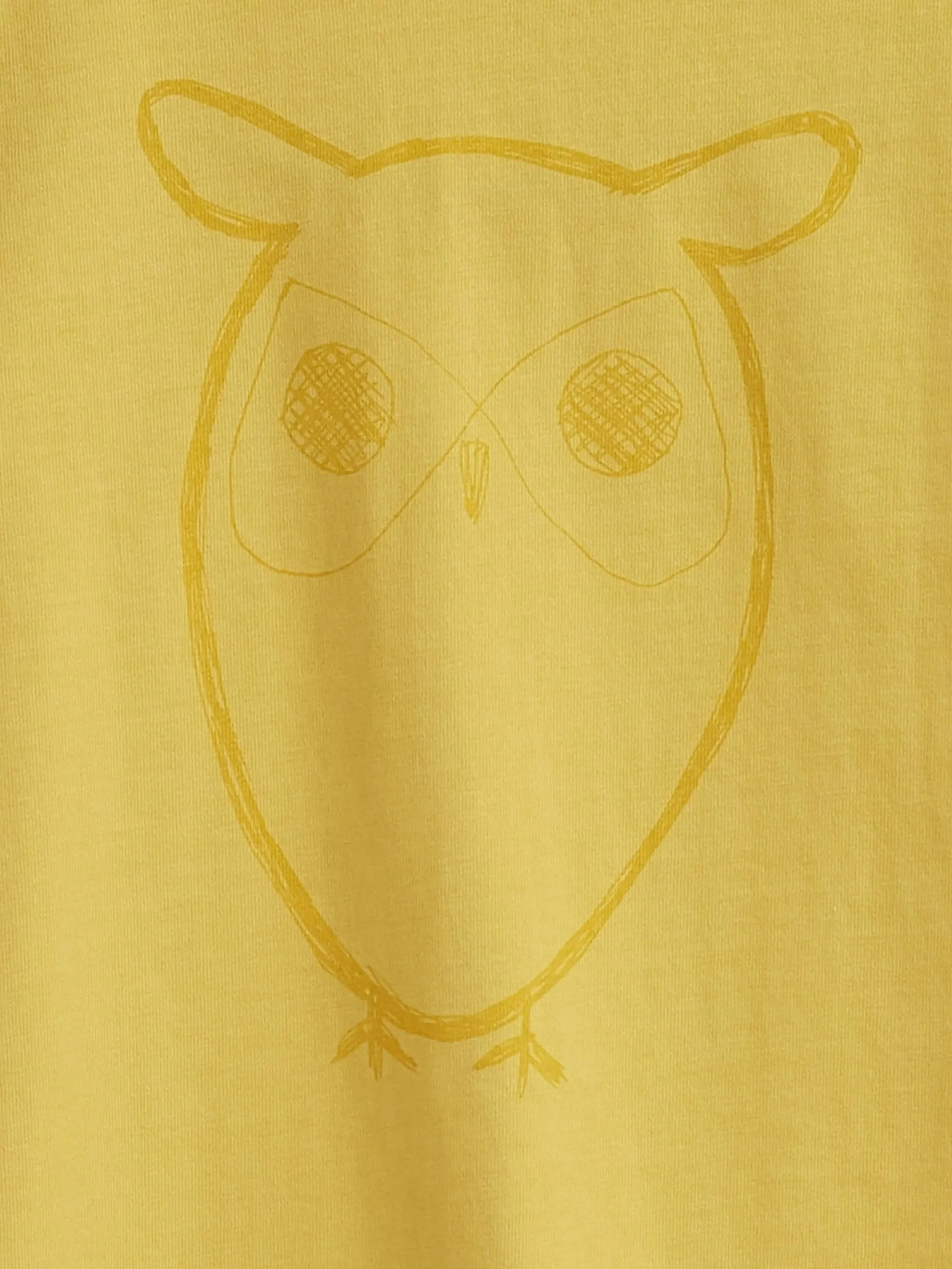 Owl t-shirt - Misted Yellow