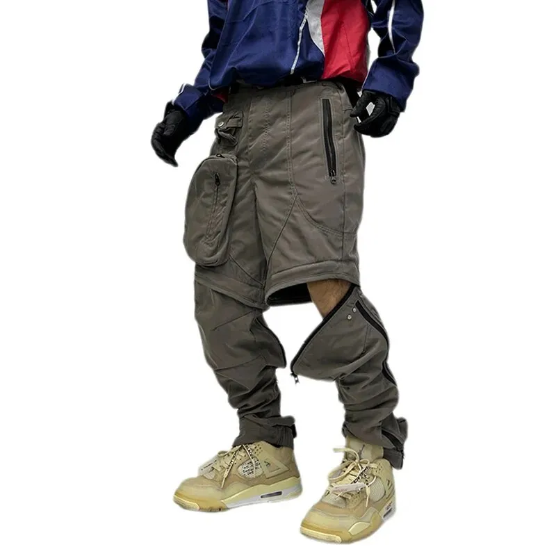 Patchwork Street Baggy Cargo Pants