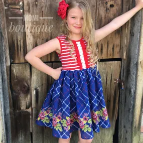 Patriotic prep dress