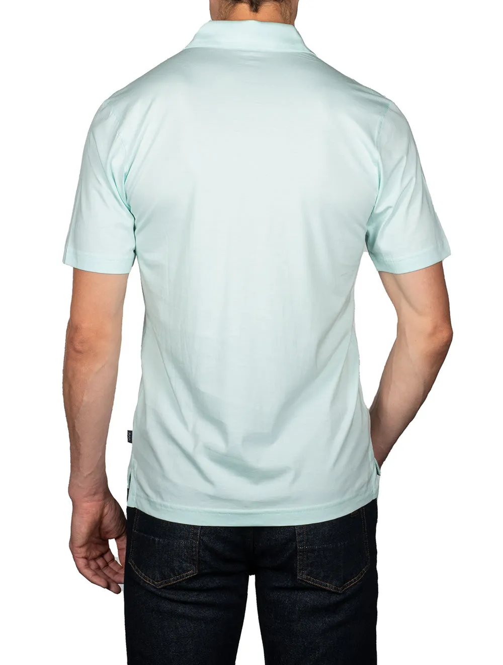 Pima Cotton Polo Shirt Mint