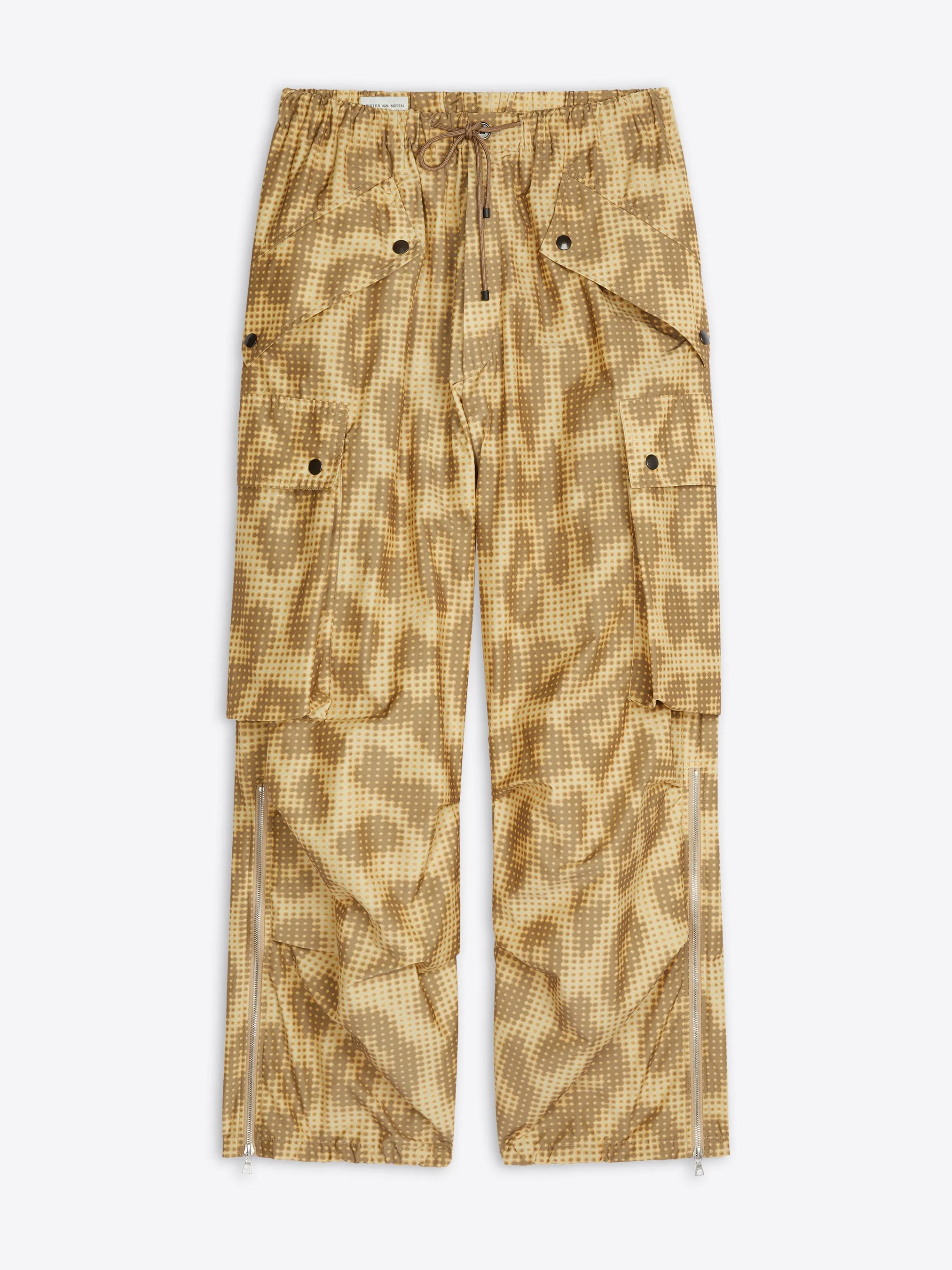 Printed cargo pants