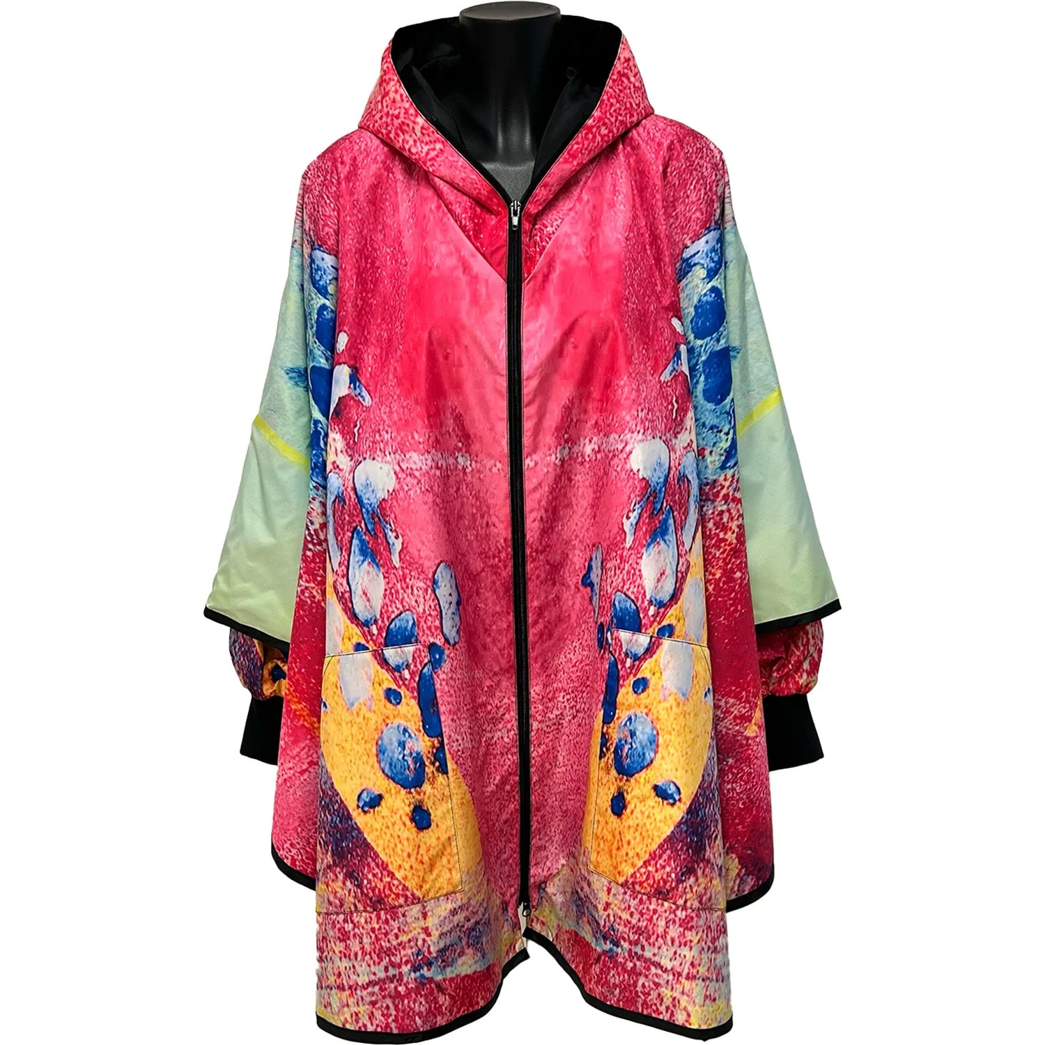 Printed Poncho Summerbloom