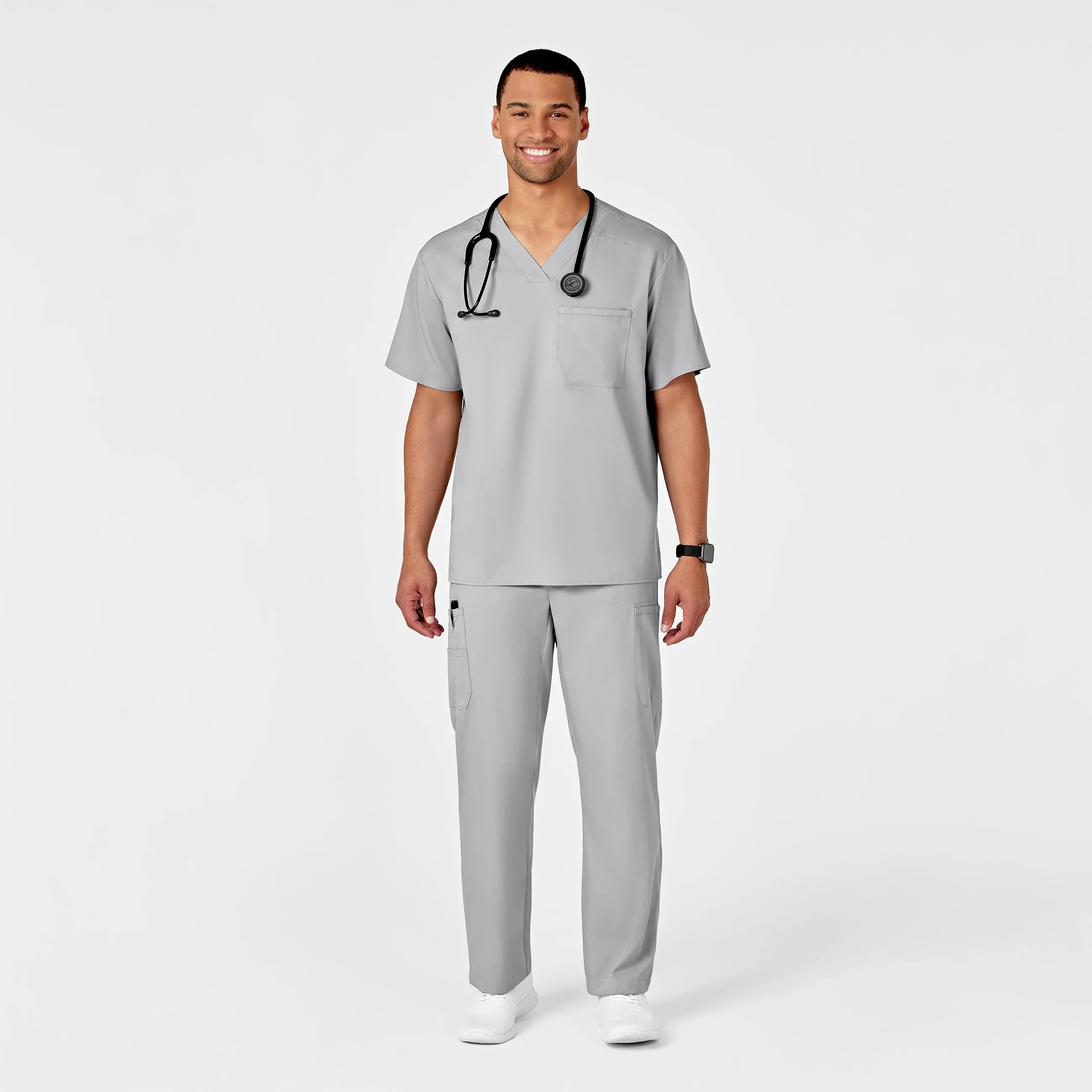 PRO Men's Cargo Scrub Pant - Grey