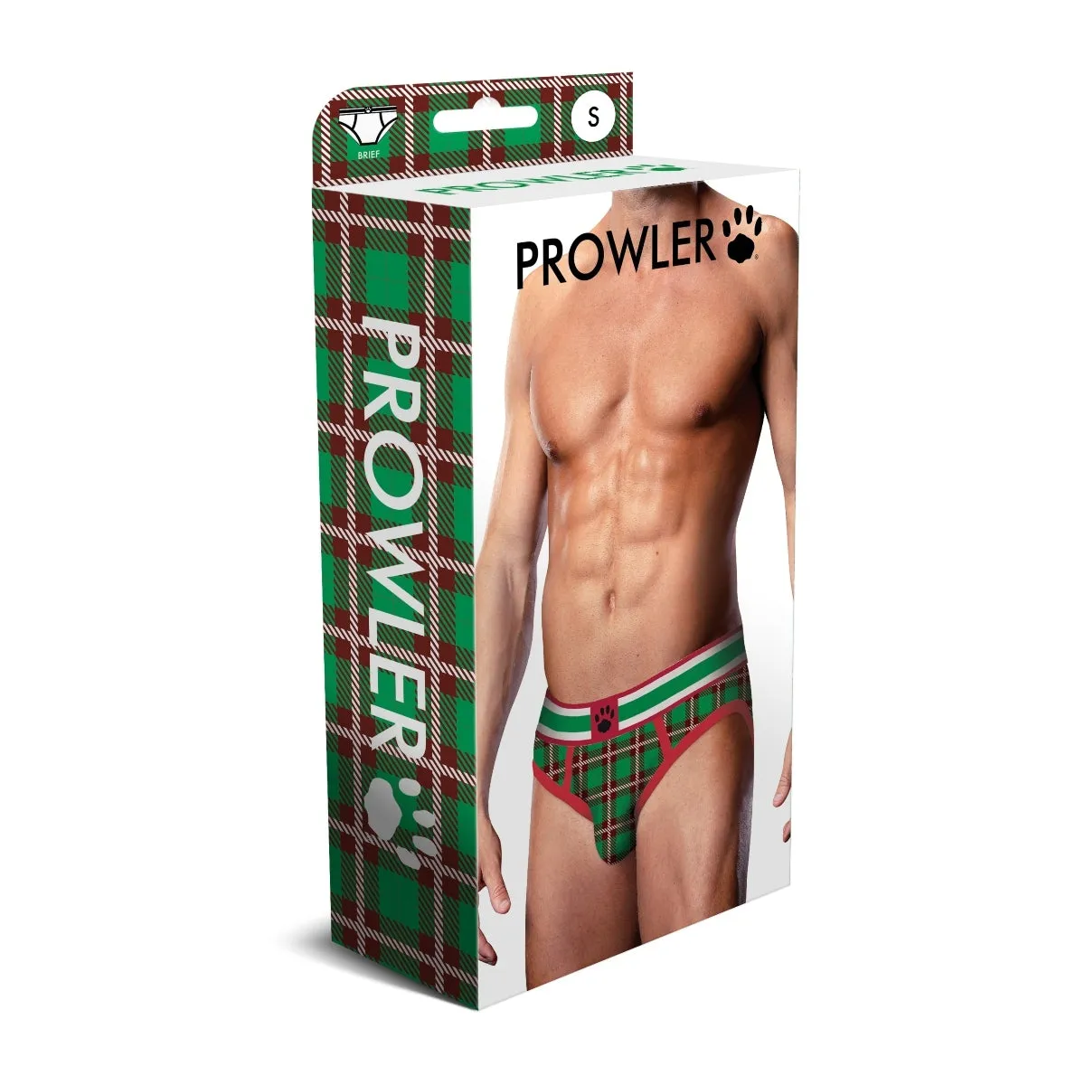 Prowler Tartan 2 Brief Green Red