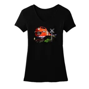 "This Train" V-Neck T-Shirt (Women)