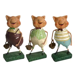 "Three Lil' Pigs" Figurine