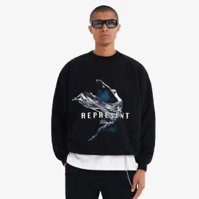 Represent | VITESSE SWEATER  { JET BLACK