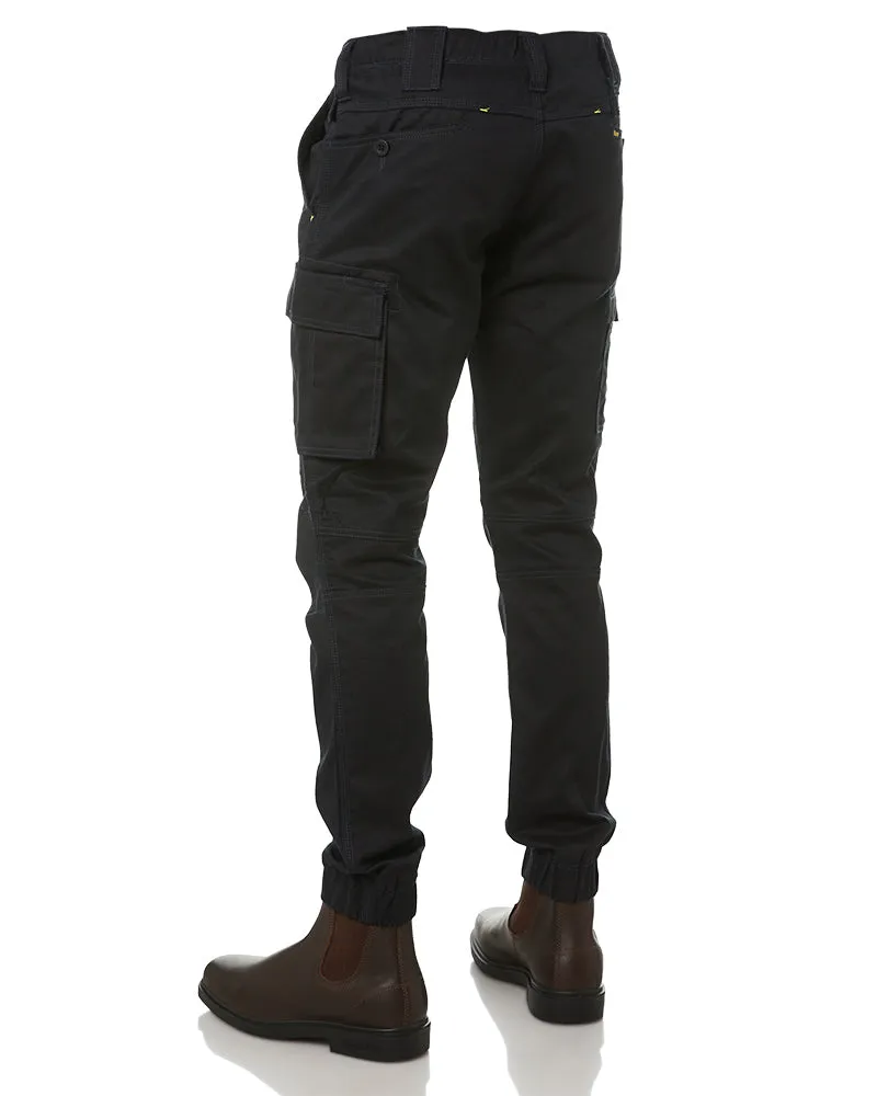 Ripstop Cuffed Cargo Pant - Black