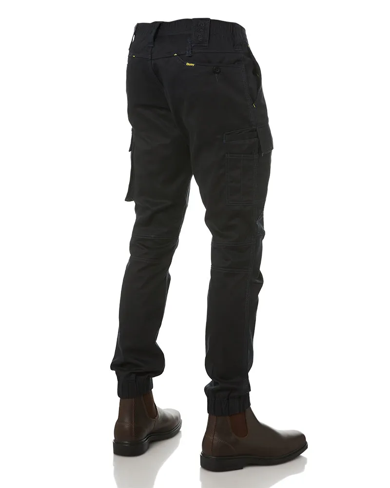 Ripstop Cuffed Cargo Pant - Black