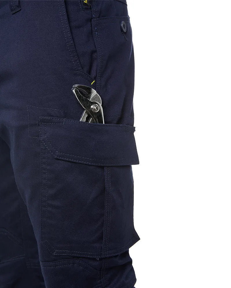 Ripstop Cuffed Cargo Pant - Navy