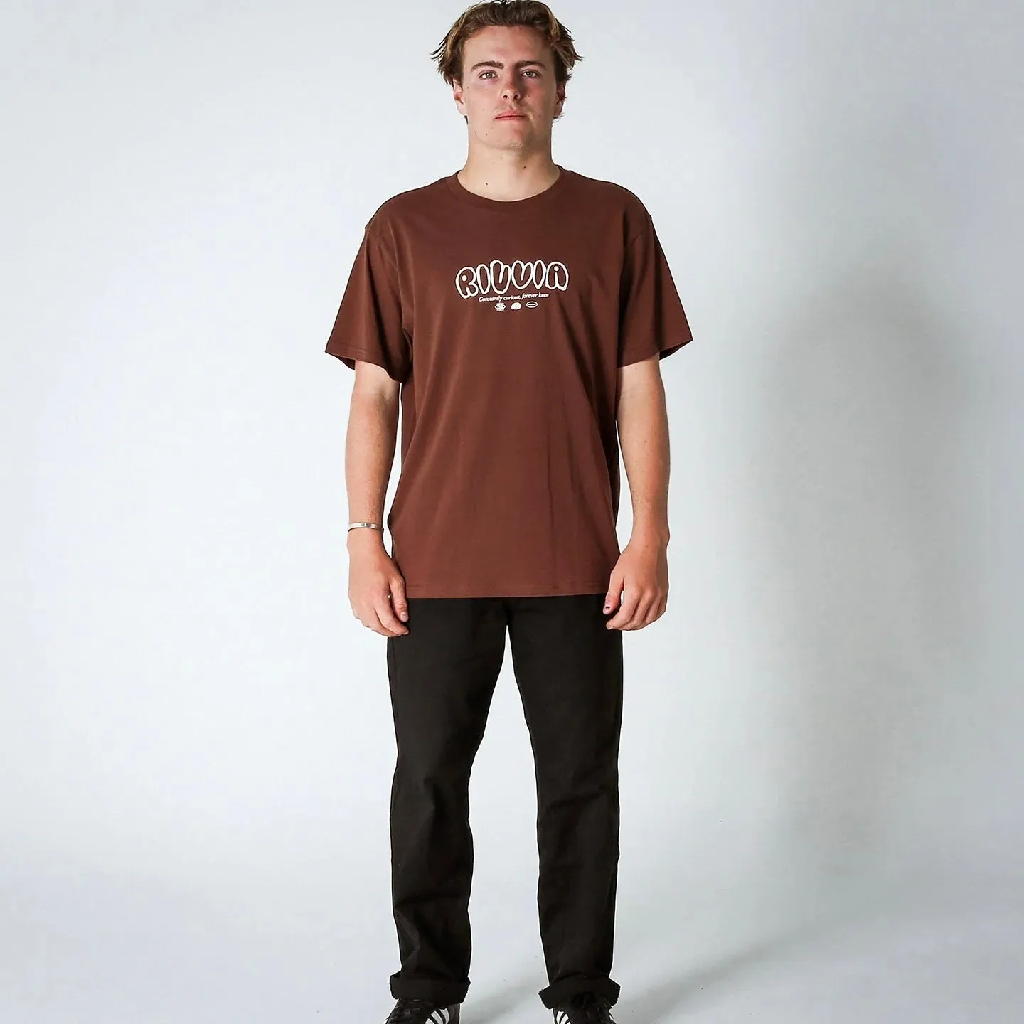 Rivvia Projects | Ripple Graffiti T-Shirt | Brown