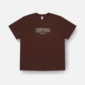 Rivvia Projects | Ripple Graffiti T-Shirt | Brown