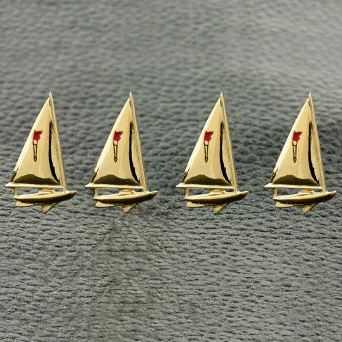 Sailboat Shirt Stud Set