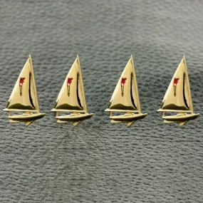 Sailboat Shirt Stud Set