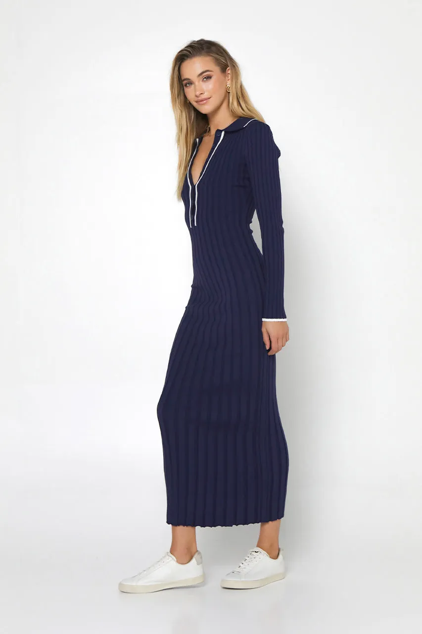 Sarah Knit Dress | Navy