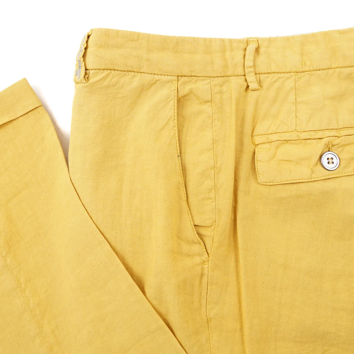 Sartorio Cotton-Linen Cargo Pants