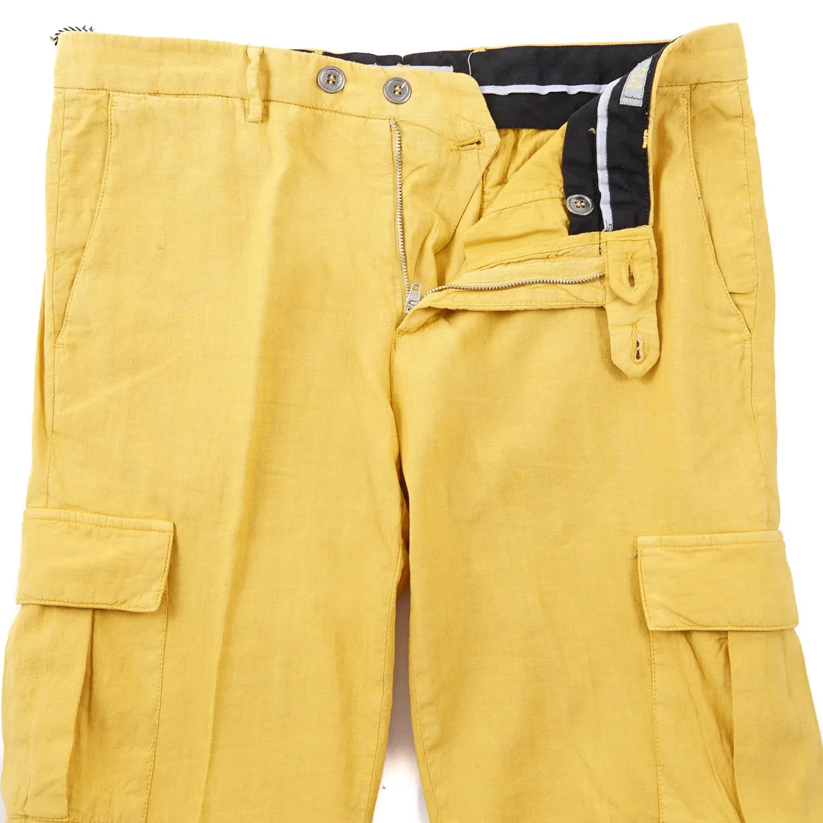 Sartorio Cotton-Linen Cargo Pants