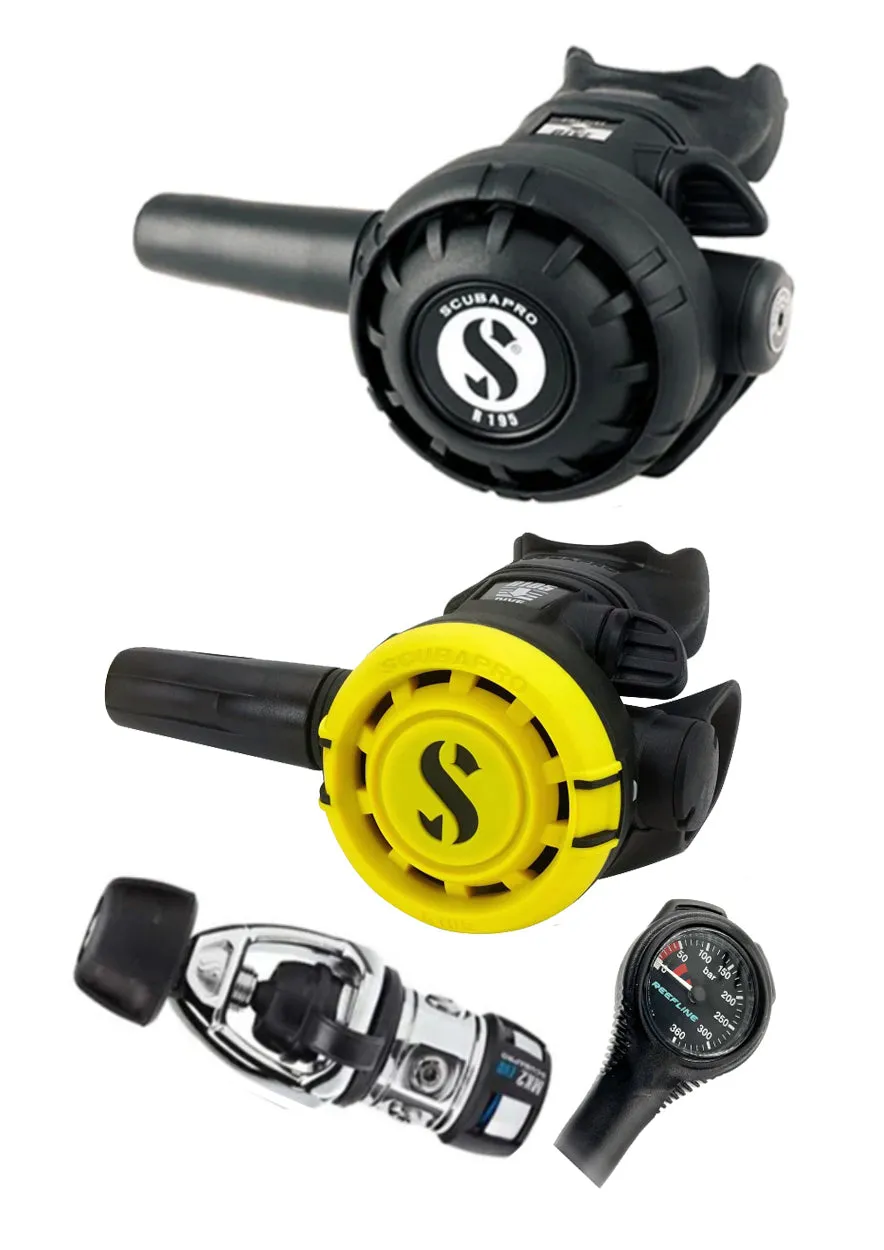 Scubapro Regulator Set: MK2 Evo   R195   R Series Octopus   Free SPG