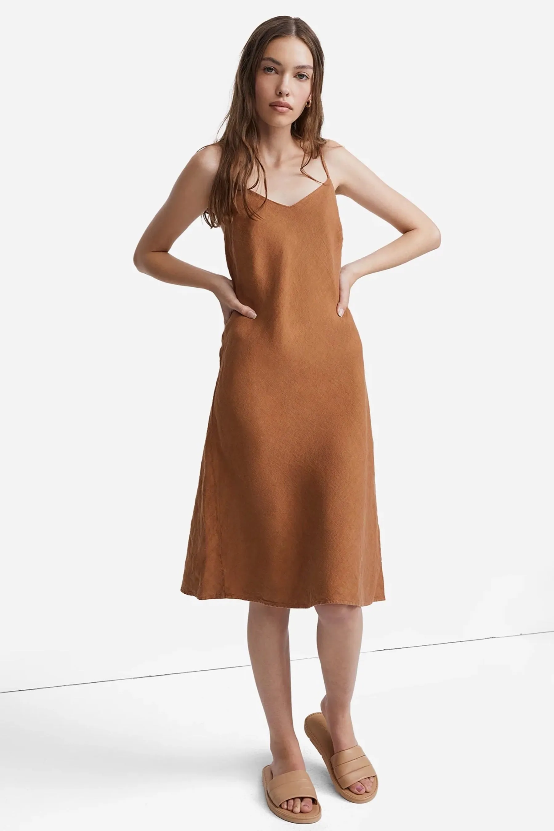 Sedona Linen Slip Dress