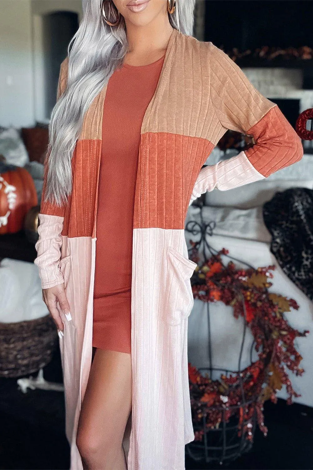 Shades Of Fall Long Sleeve Cardigan