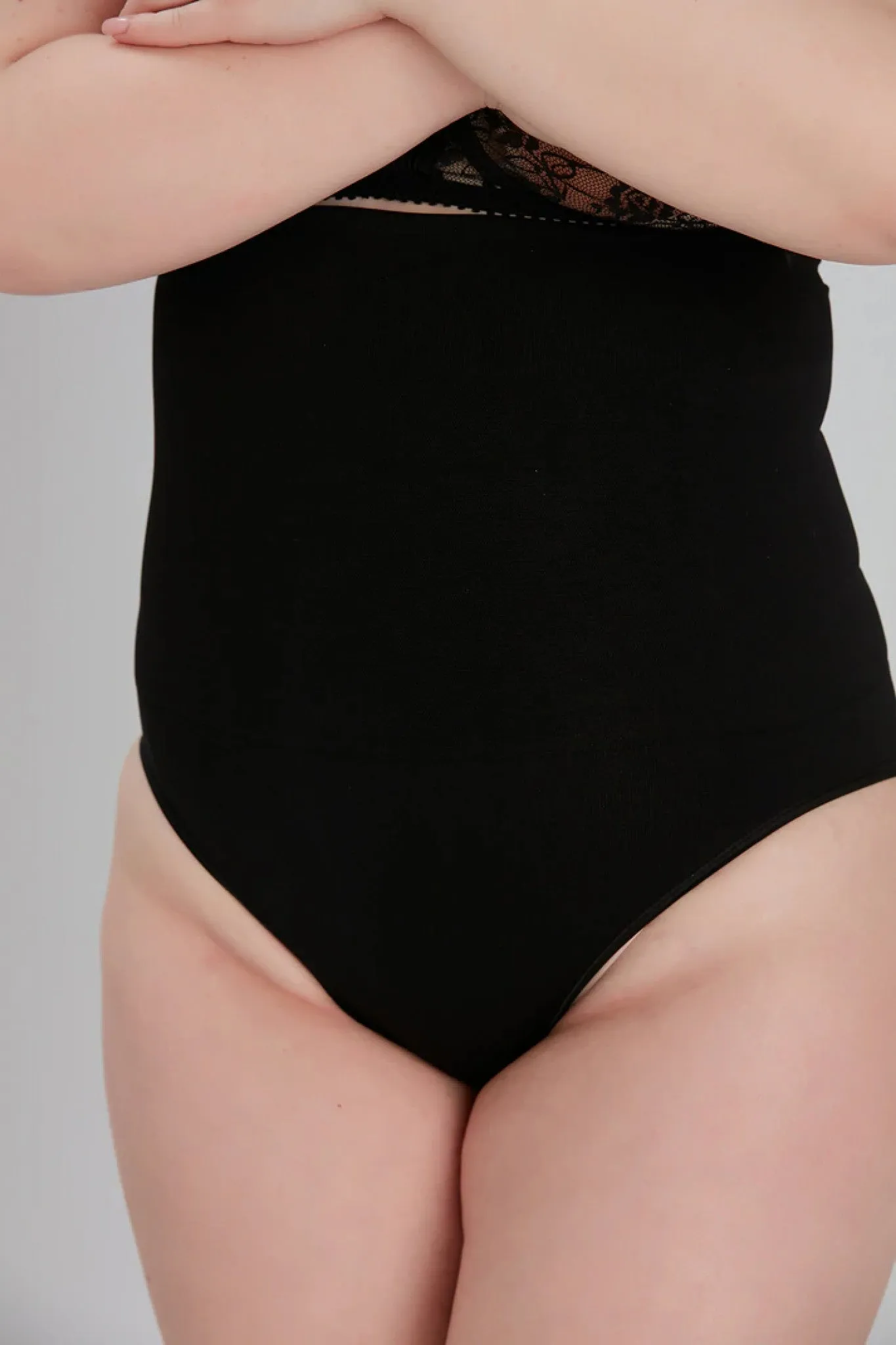 Shapewear London High Waist Shapewear Brief In Black