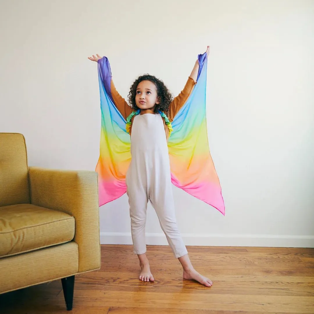 Silk Rainbow Fairy Wings