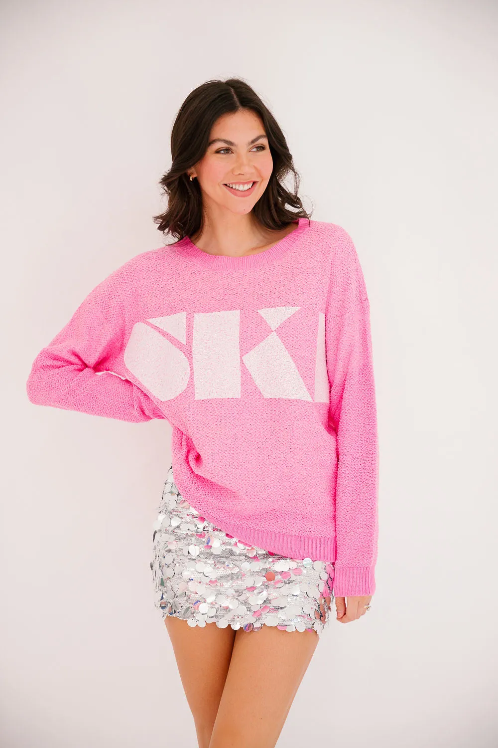 SKI PINK SWEATER