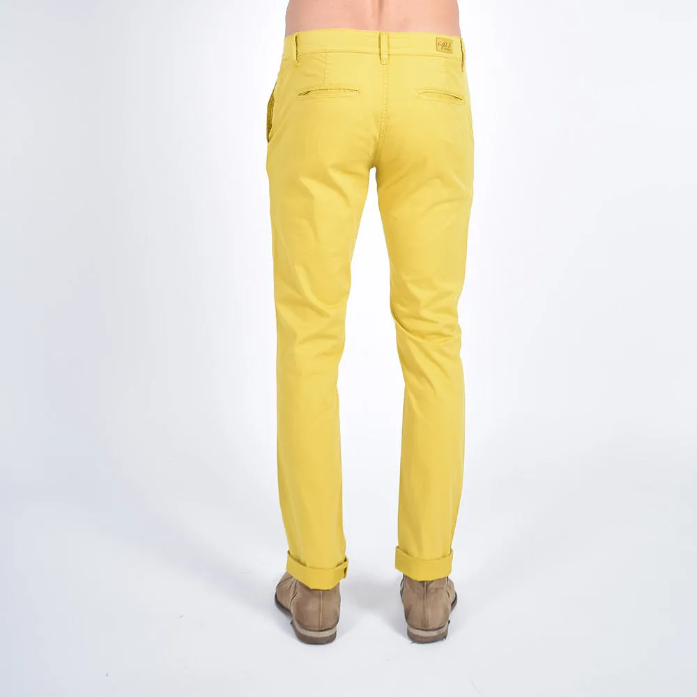 Slim Fit Chino Pants - Mustard Yellow