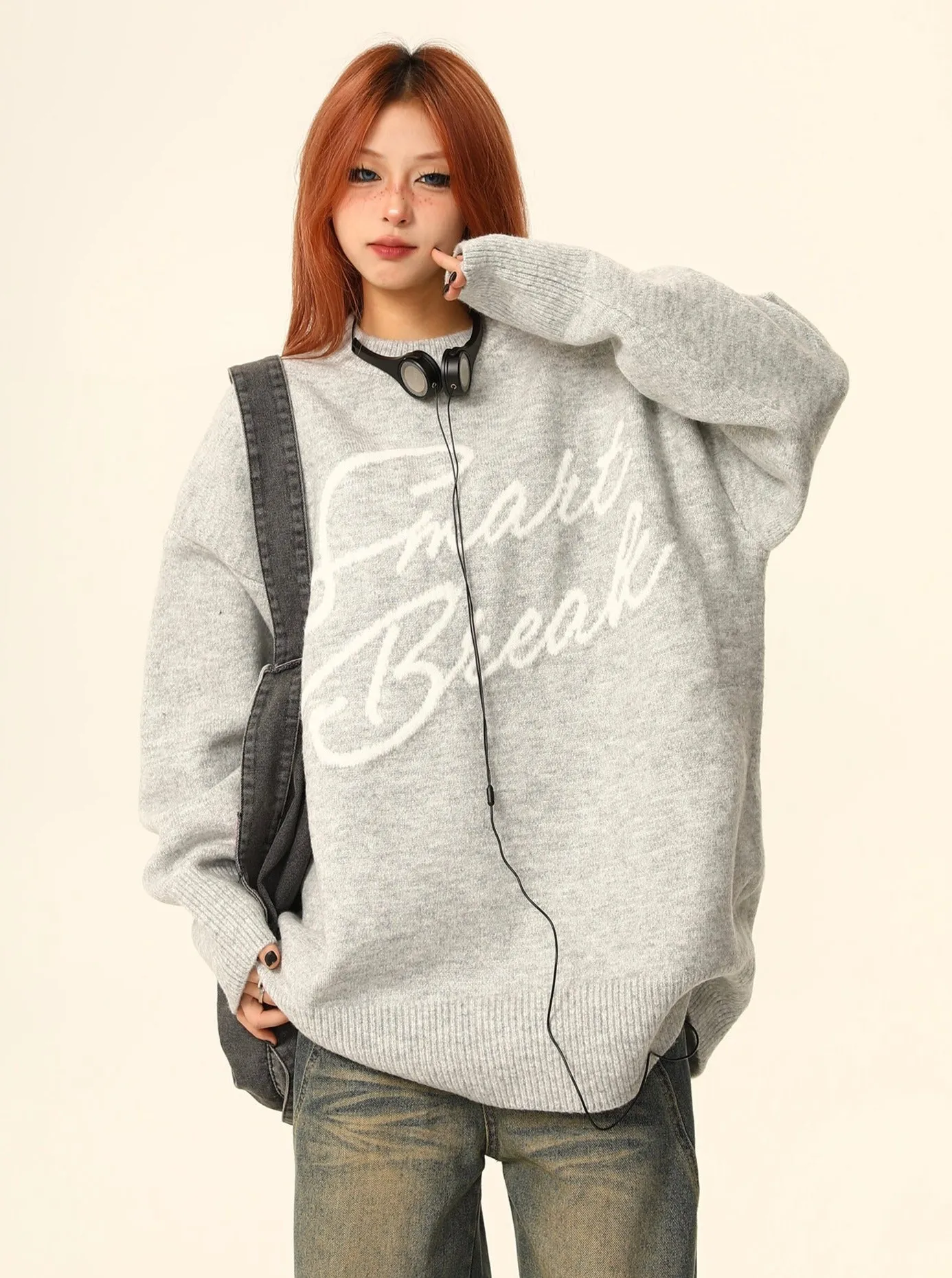 Smart Break Knit Sweater