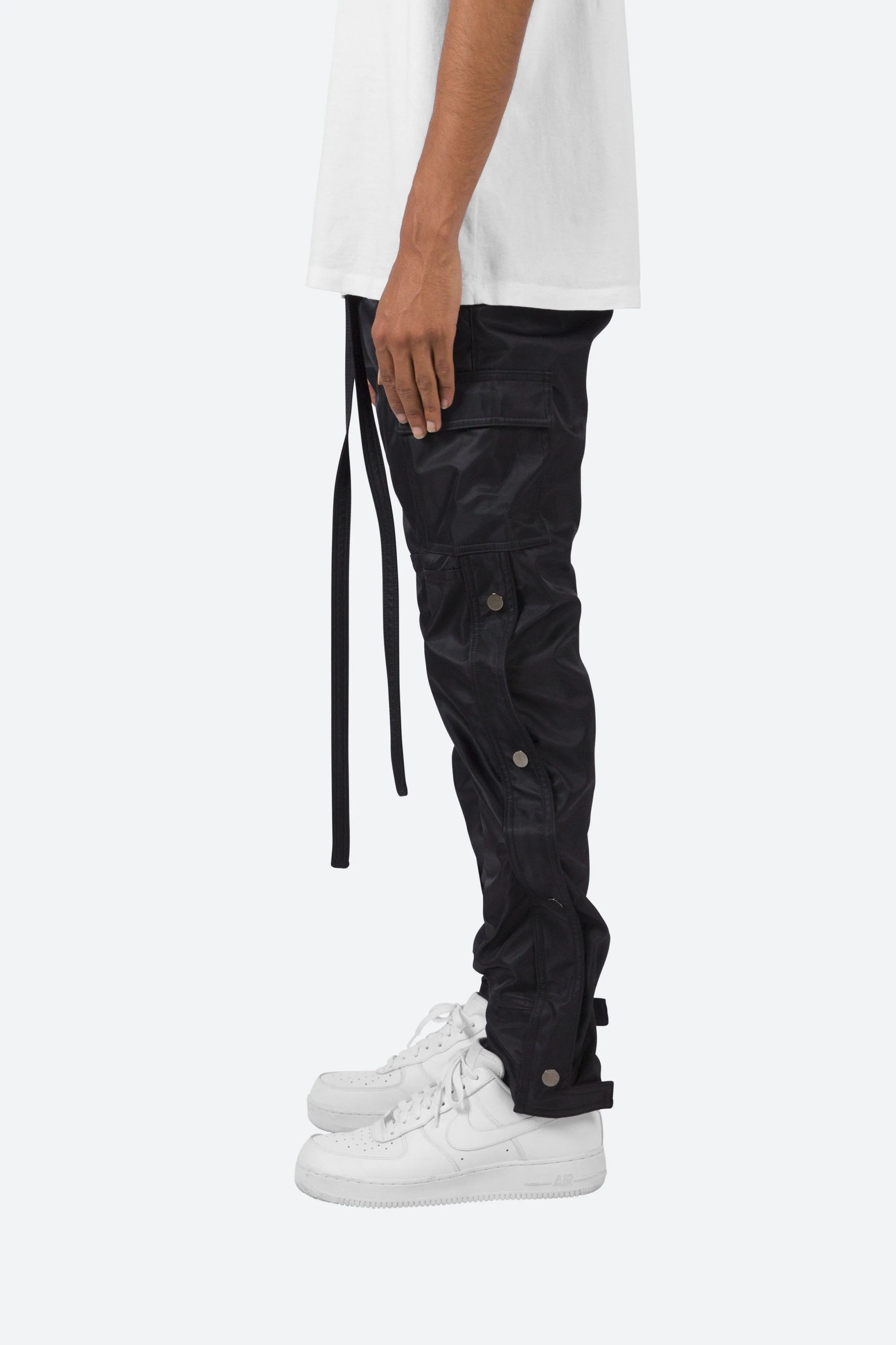 Snap Zipper II Cargo Pants - Black