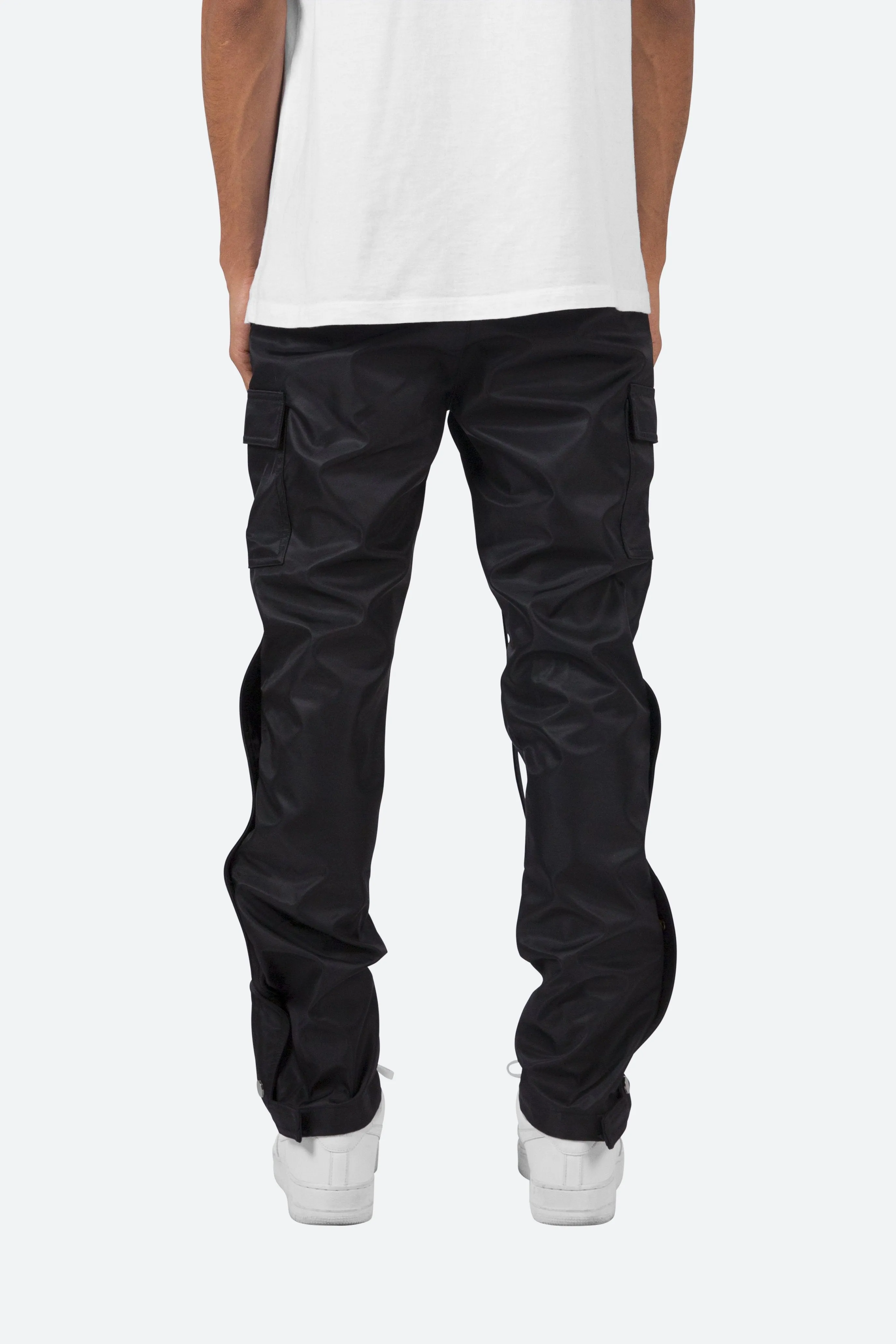 Snap Zipper II Cargo Pants - Black