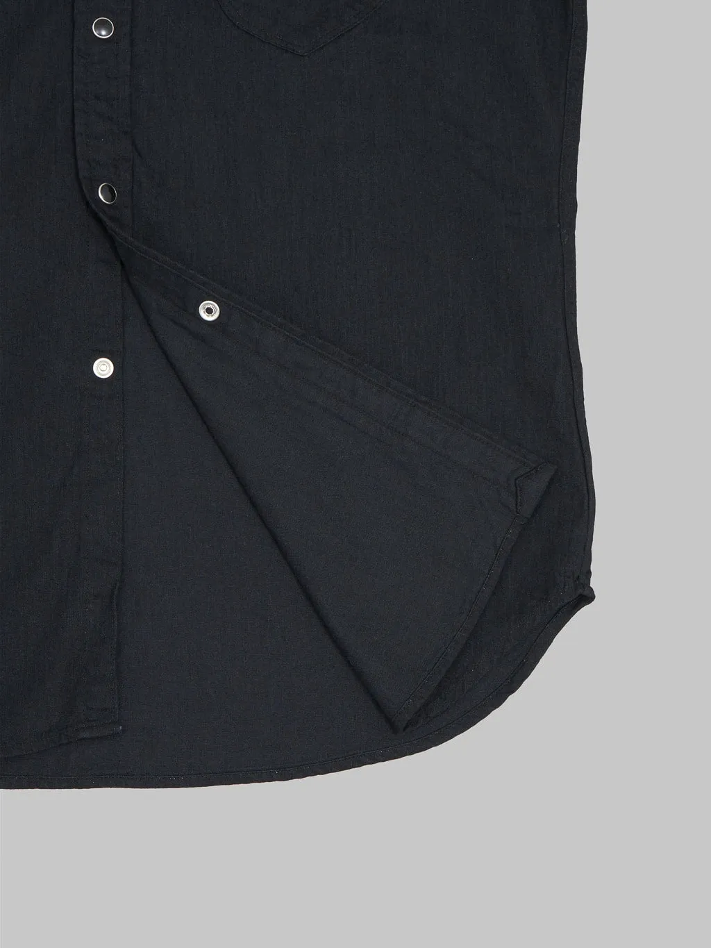 Stevenson Overall Co. Cody Denim Shirt Black