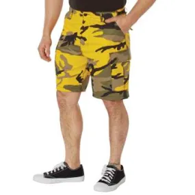 Stinger Yellow Camouflage BDU Shorts