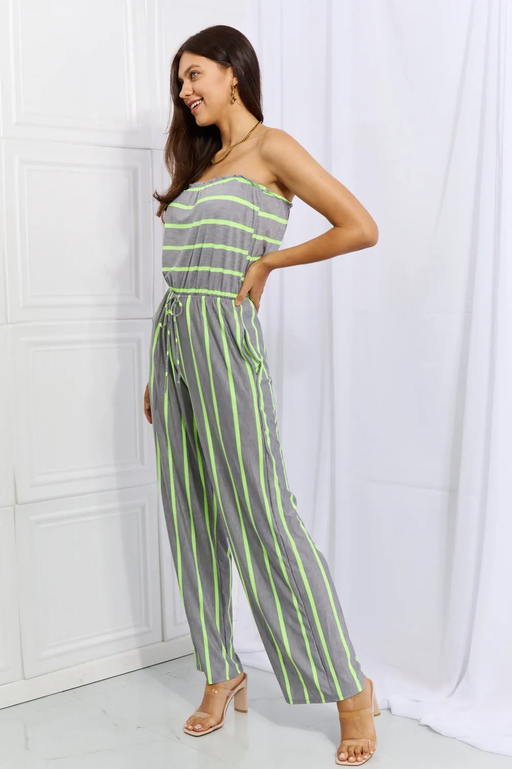 Striped Stunner Jumpsuit