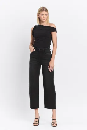 SUPER HIGH RISE WIDE BARREL JEANS