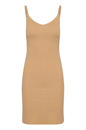 The Asiv Slip Dress - Beige