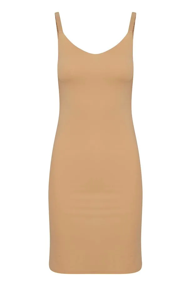 The Asiv Slip Dress - Beige