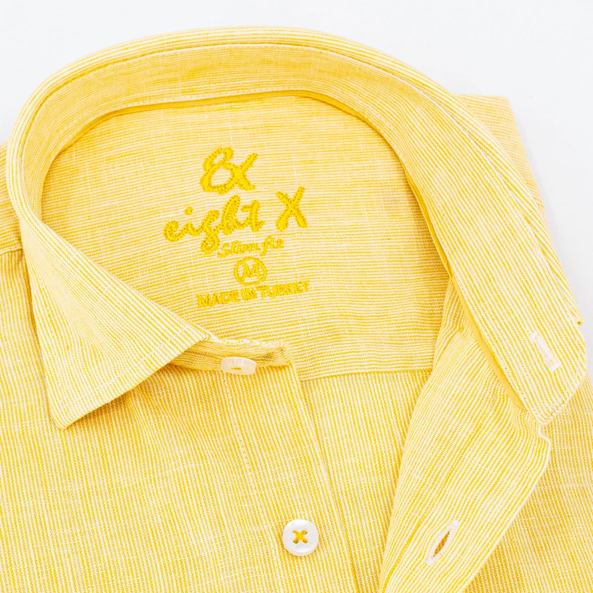 The Boardwalk Linen Button Down Shirt - Golden Yellow