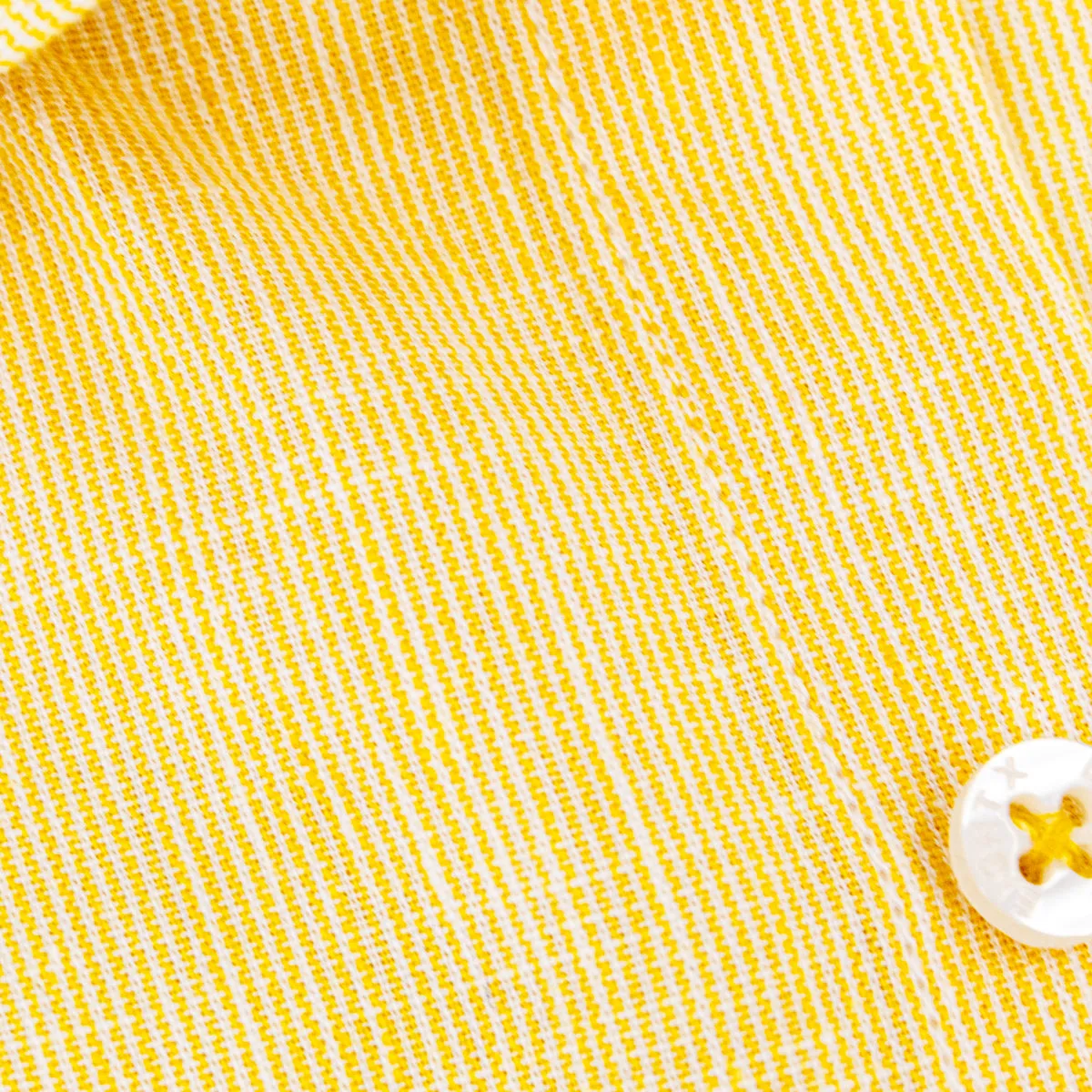 The Boardwalk Linen Button Down Shirt - Golden Yellow