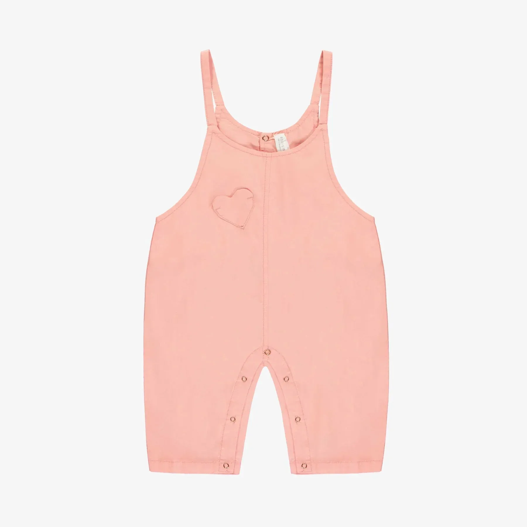 The Posie Cotton Overalls - Pink - BABY