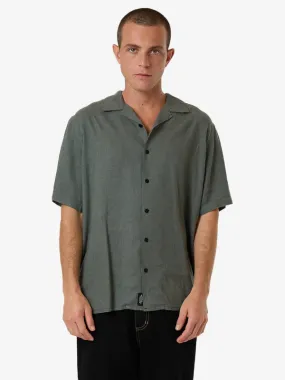 Thrills Hemp Minimal Thrills Contrast Stitch Bowling Shirt