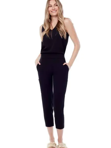 Tyler Madison Silky Cargo Crop Pant