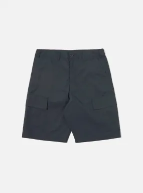 Universal Works MW Cargo Short in Navy Broad Cloth