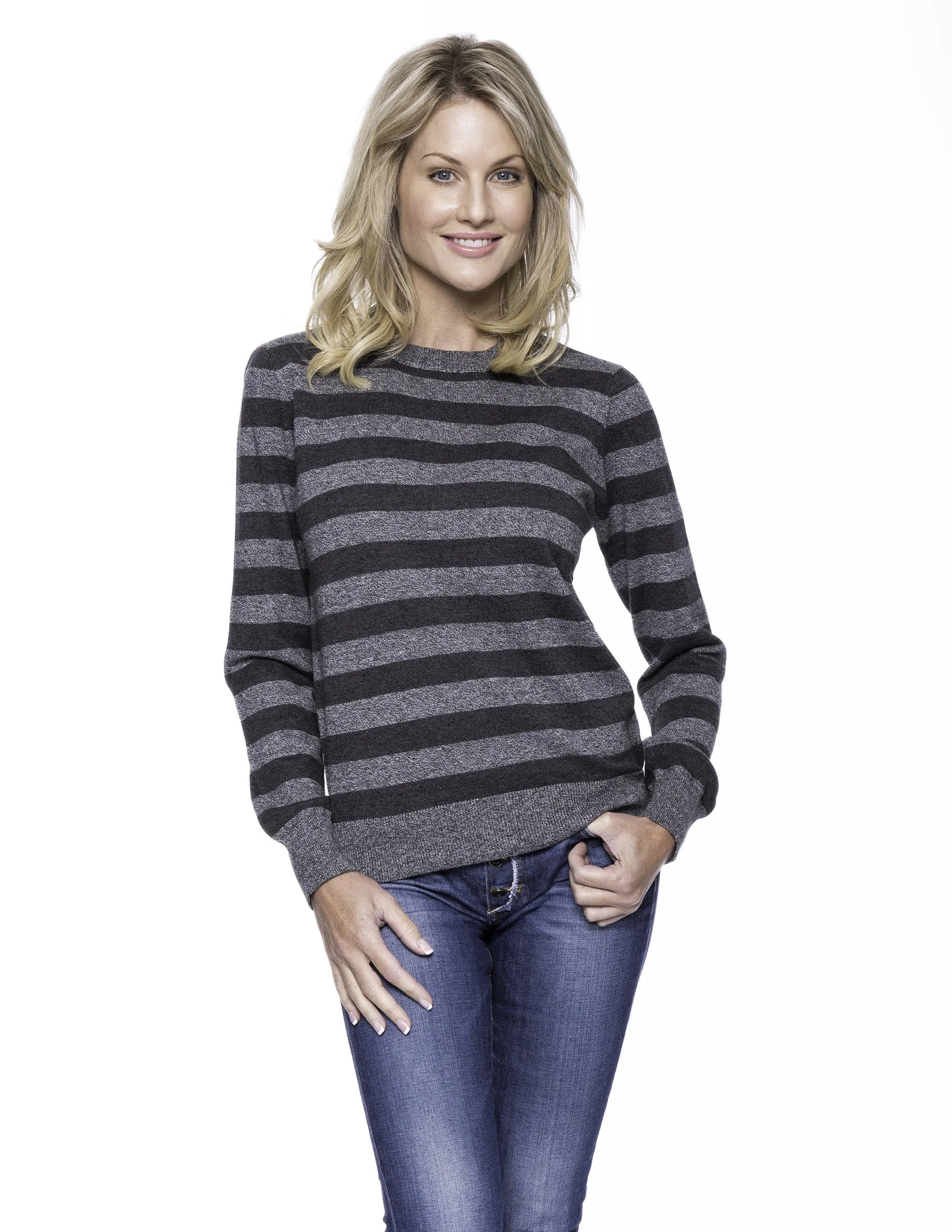 Women's Premium 100% Cotton Crew Neck Sweater