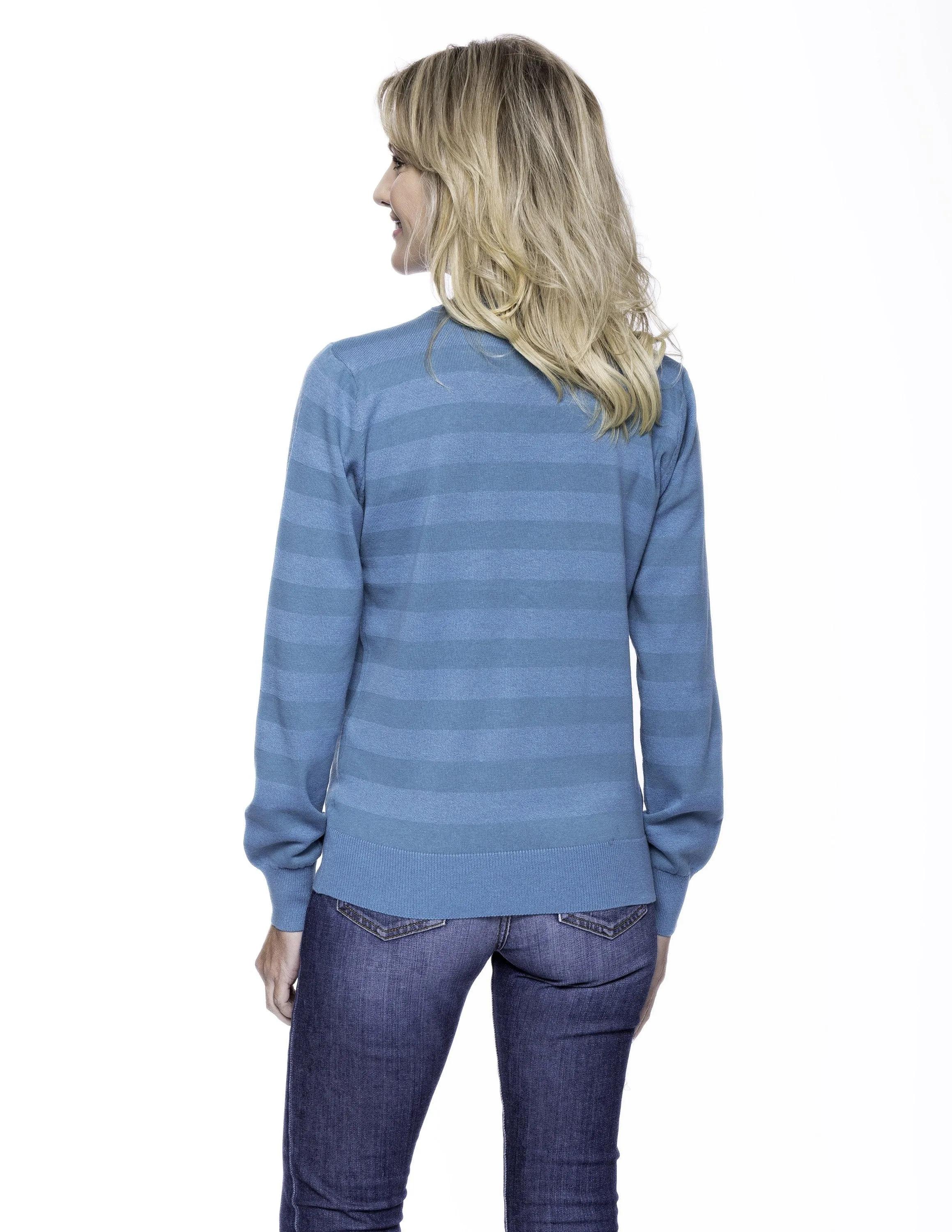 Women's Premium 100% Cotton Crew Neck Sweater