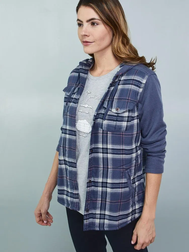 Women's Reagan Flannel Hoodie